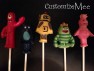 418sp Gabba Doo Chocolate or Hard Candy Lollipop Mold 418sp Gabba Doo Chocolate or Hard Candy Lollipop Mold